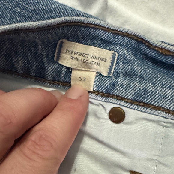 Madewell The Perfect Vintage Wide Leg Jean Crop - Picture 3 of 8